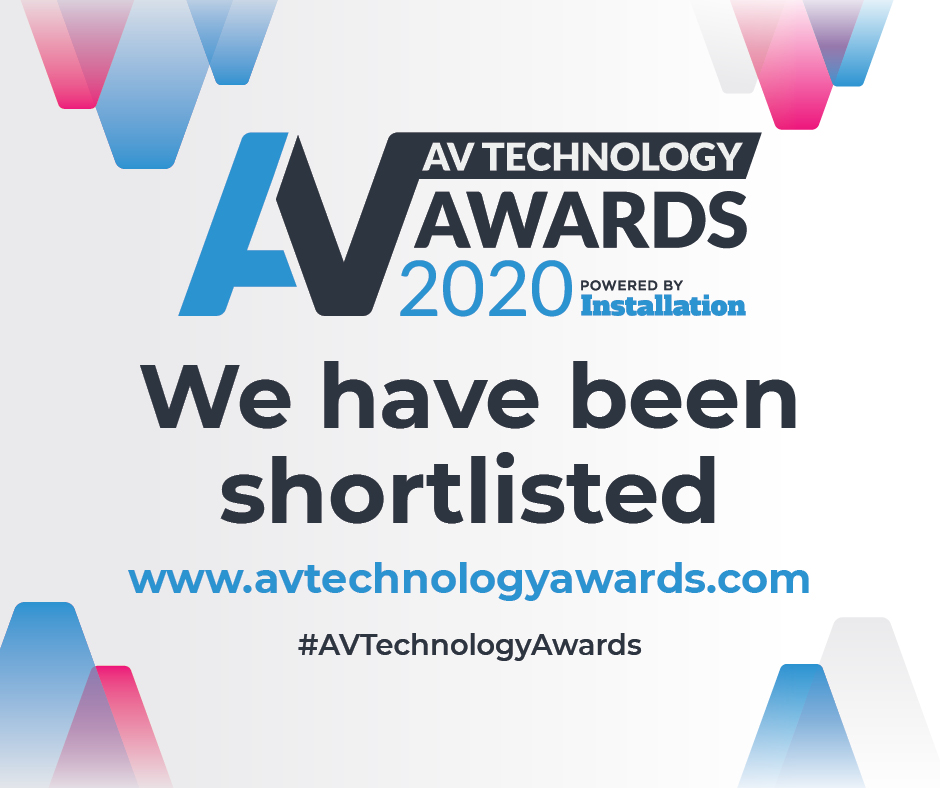 Shortlisted for AV Technology Awards 2020