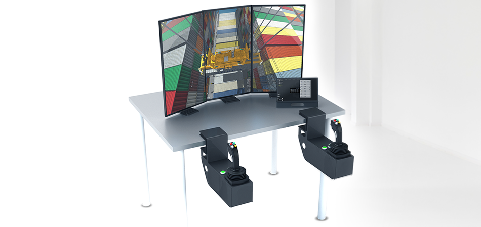Vortex Trainer three-screen desktop simulation platform