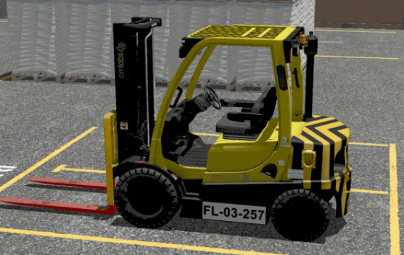 Forklift operator