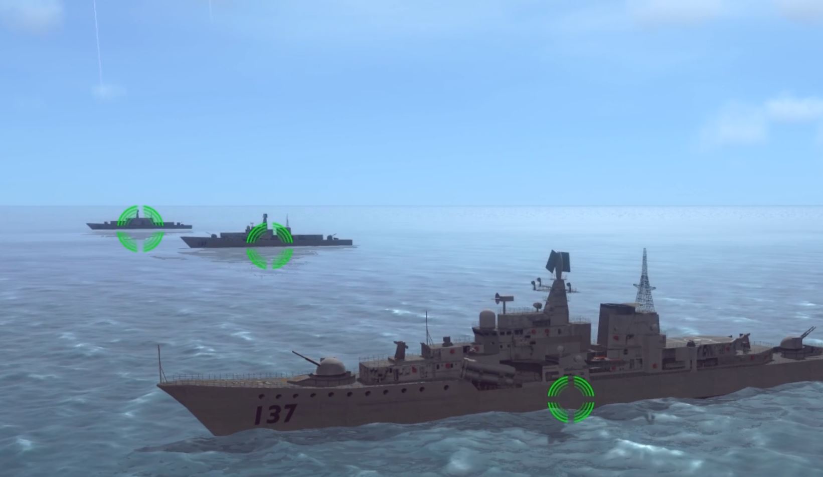 Synthetic Training Environment (STE) on marine ships