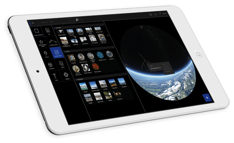 planetarium iPad control
