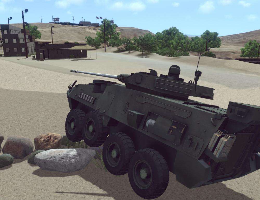 armed vehicles defence simulation