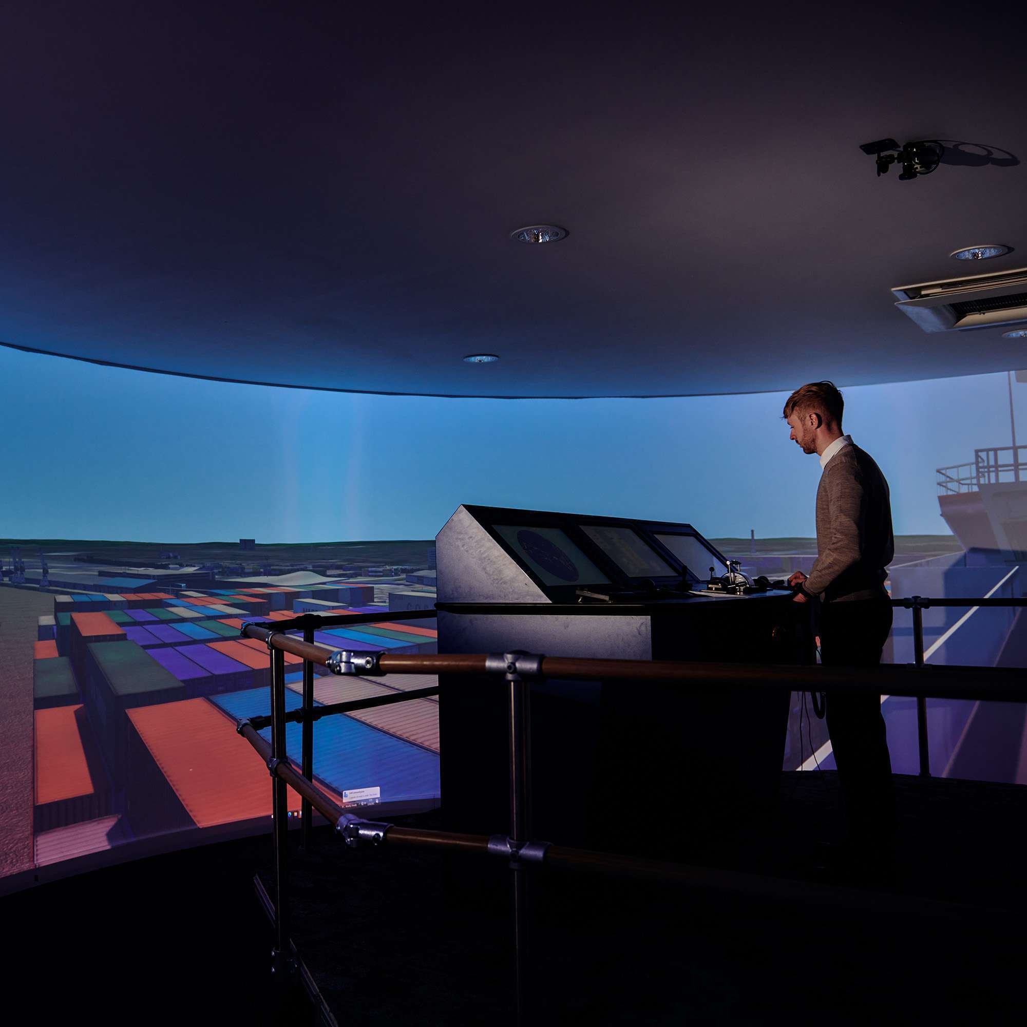 ST Engineering Antycip provides 360° views at Ship Simulation Centre