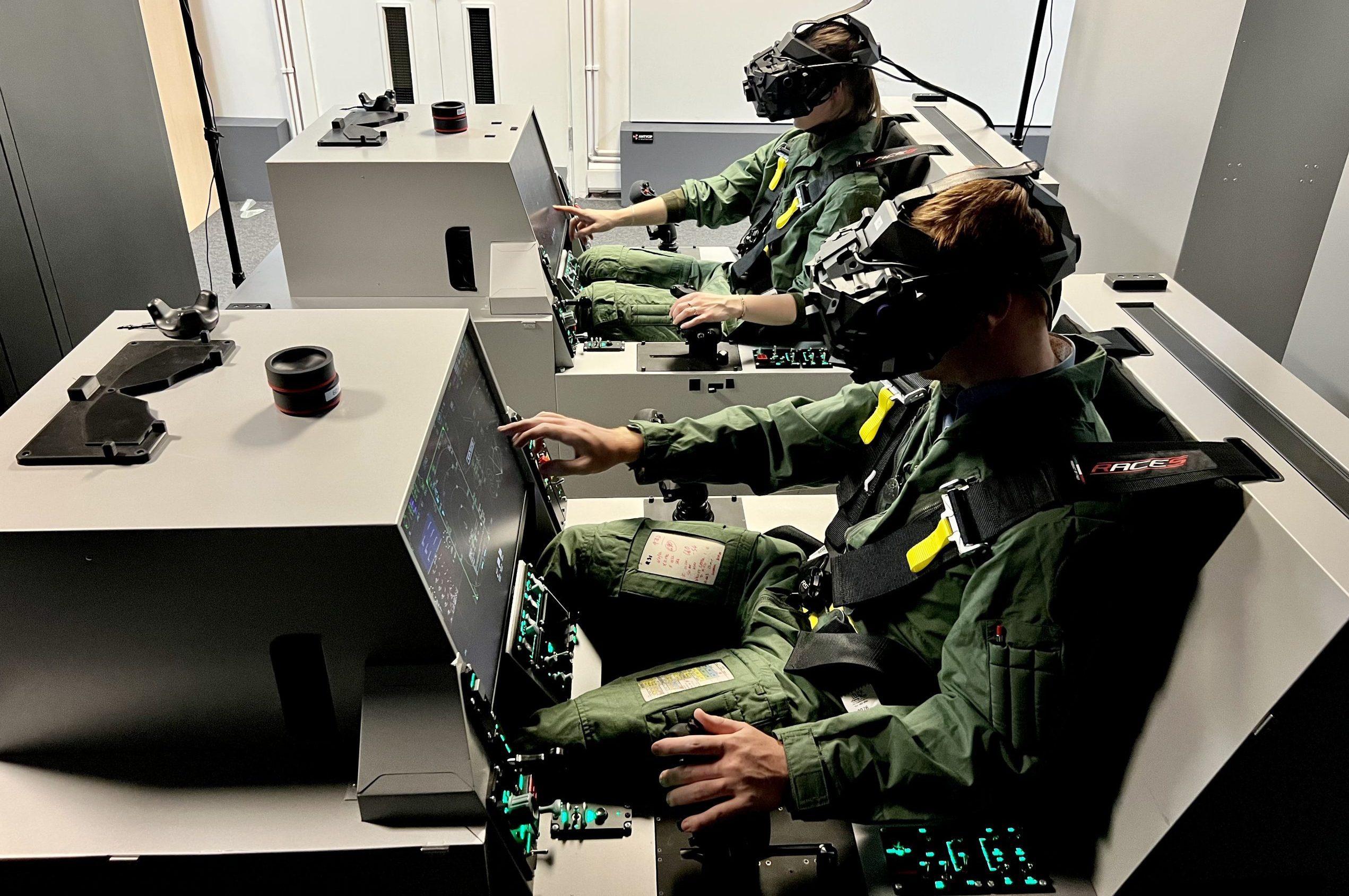 How is Virtual Reality (VR) Used in Air Combat Training?