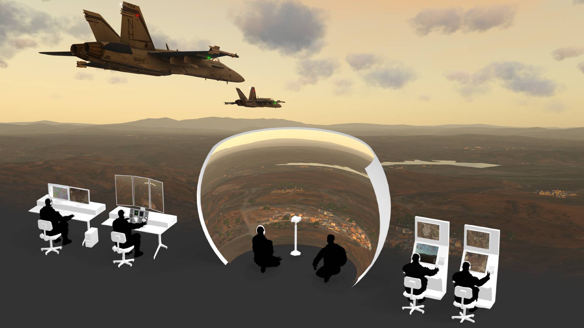Why is scenario-based training important for military aviation?
